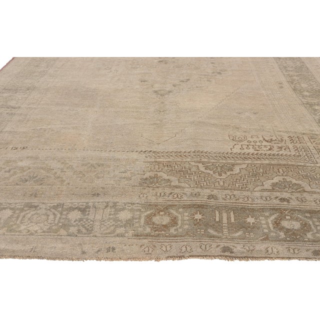 Vintage Turkish Oushak Rug, 06'05 X 11'01 For Sale - Image 4 of 10