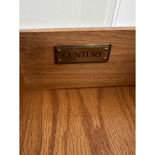 1980s Vintage Century Furniture Mahogany Console Table For Sale - Image 9 of 9