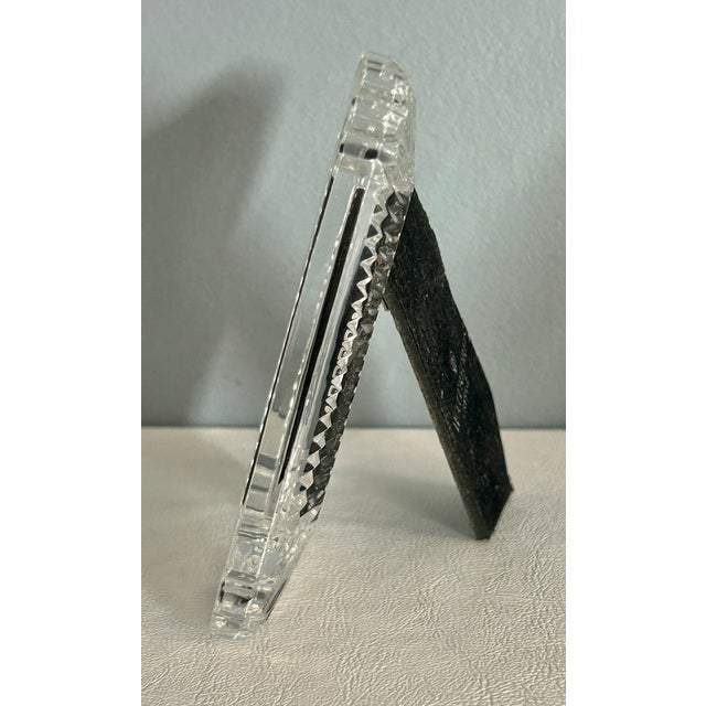 Vtg. Waterford Wellesley Crystal Picture Frame For Sale - Image 9 of 11