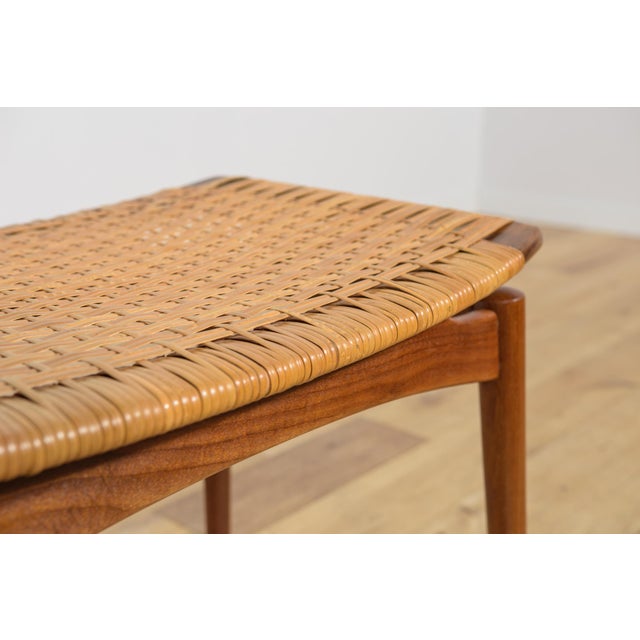 Mid-Century Modern Teak Stool by Sigfrid Omann for Ølholm Furniture Factory, 1950s For Sale - Image 12 of 14