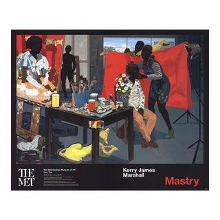2016 Kerry James Marshall 'Mastry' African American Multicolor USA Offset Lithograph For Sale