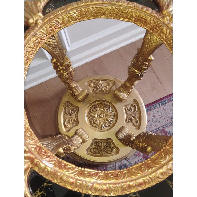 Elevate Your Living Space With This Breathtaking & Unique Baroque-Style Ornate Side Table 1940s For Sale - Image 11 of 12
