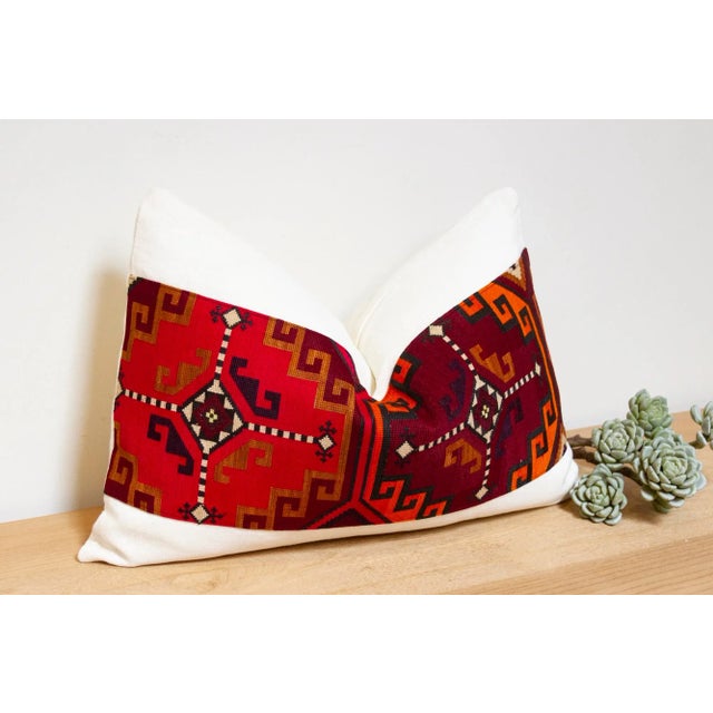Asian Aabir Antique Lakai Tribe Linen Pillow For Sale - Image 3 of 7