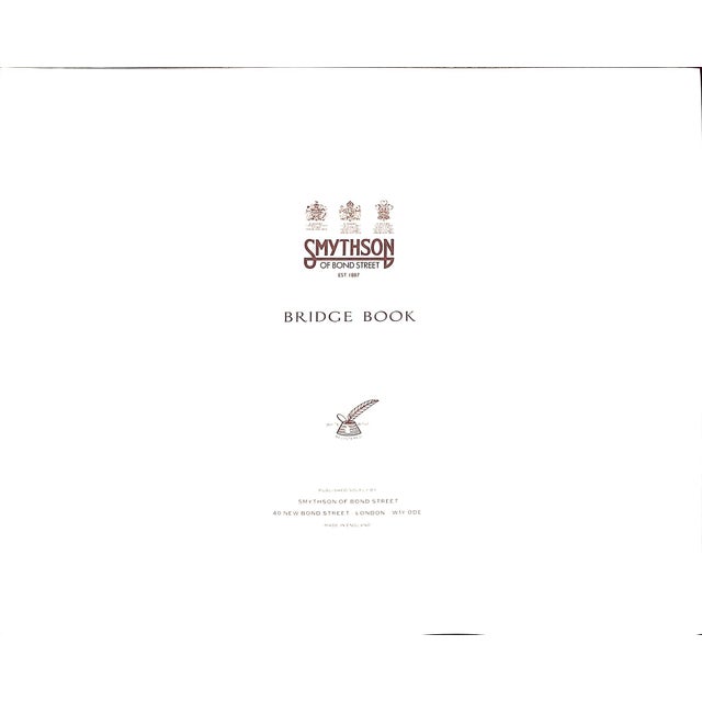 Smythson of Bond Street Bridge Book For Sale - Image 4 of 4