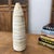 Skinny Ceramic Prem Vase with Beige & Brown Swirl Design For Sale - Image 4 of 9