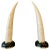 Tessellated Marble Faux Tusks, 1980s, Set of 2 For Sale - Image 9 of 9