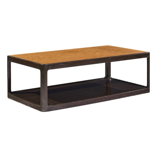 Roger Sprunger for Dunbar Mid Century Mahogany Coffee Table For Sale