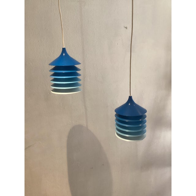 Mid-Century Modern Duett Pendant Lamps by Bent Gantzel Boysen for Ikea, 1980s, Set of 2 For Sale - Image 3 of 6