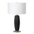 2020s Crocus Ceramic Table Lamp, Black For Sale - Image 5 of 5