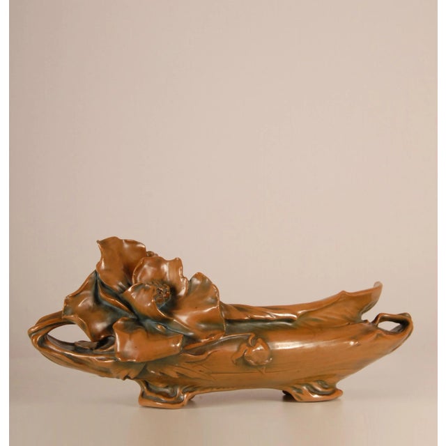 Art Nouveau Pottery Vase by George Klimt for Bernard Bloch For Sale - Image 16 of 18