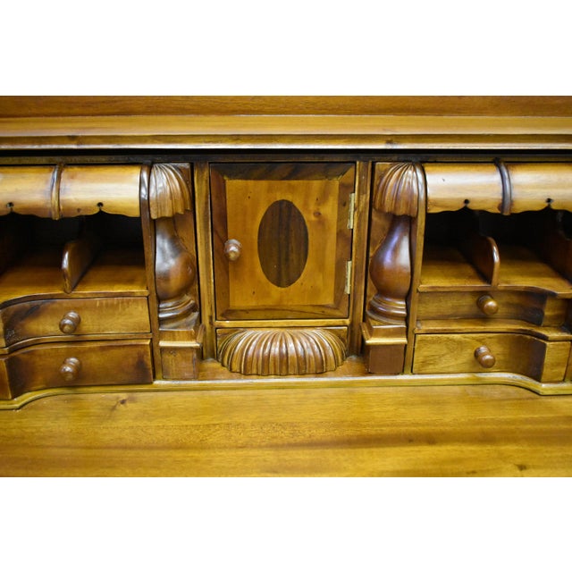 Legacy Escritoire Secretary Desk - Light Brown Walnut For Sale In Chicago - Image 6 of 11