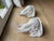 Vintage Italian White Glazed Elephant Head Wall Shelves / Brackets, Pair For Sale - Image 10 of 12