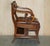 Metamorphic Leather Library Armchair Steps attributed to Gillows, 1810s For Sale - Image 13 of 18