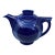 Vintage Hall Cobalt and Silver Teapot - Model 0543p 6 Cup For Sale
