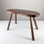 Rustic Hand-Carved Wood Bench with Organic Free-Form Top, 1940s For Sale - Image 10 of 10