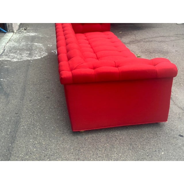 1950s Dunbar Party Sofa by Edward Wormley For Sale - Image 5 of 12