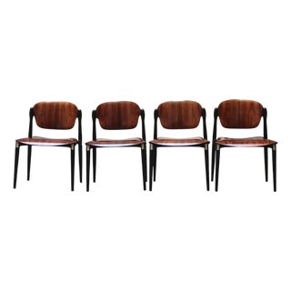 S83 Dining Chairs by Eugenio Gerli for Tecno, Italy, 1960s, Set of 4 For Sale
