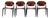 S83 Dining Chairs by Eugenio Gerli for Tecno, Italy, 1960s, Set of 4 For Sale