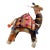 1970s Handcrafted Indian Raj Camel Folk Art Embroidered For Sale