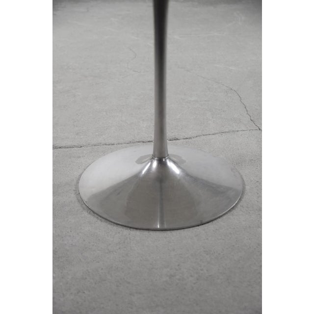 White Vintage Dining Table with Metal Tulip Leg, 1970s For Sale - Image 8 of 18
