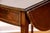 Traditional Early 18th Century Federal Mahogany Pembroke Drop Leaf Table With Satinwood Inlaid Legs and Brass Pull For Sale - Image 3 of 9