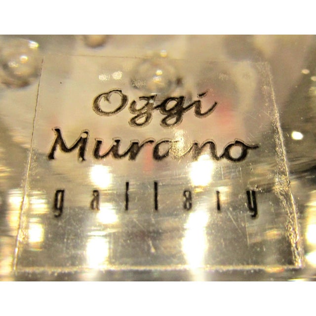 Rare Murano Art Glass Sculpture Signed Moro Mariano Circa 1980s For Sale - Image 11 of 13