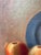 Wood Vintage Fruit Still Life Oil Painting in Gilt Frame, Signed For Sale - Image 7 of 14