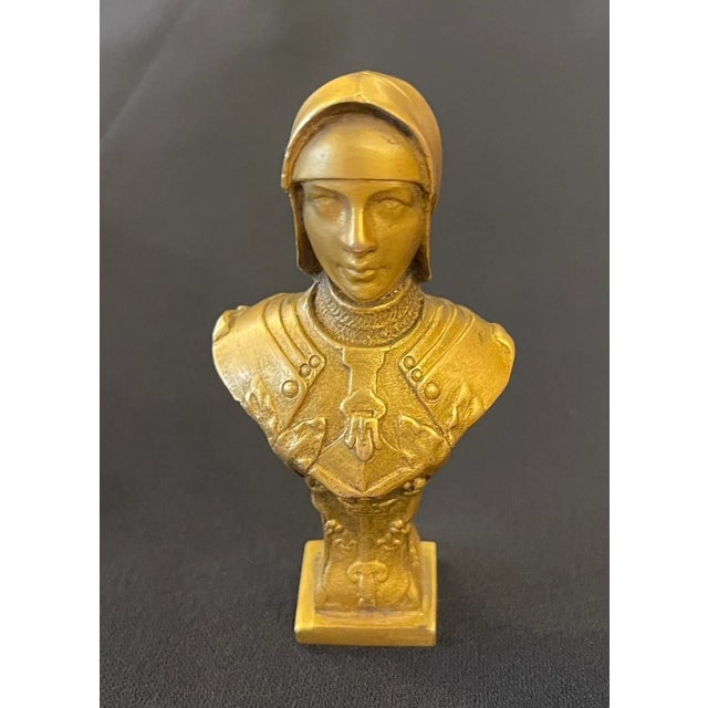 French French Seal Bronze Jeanne D’Arc 1880 For Sale - Image 3 of 11