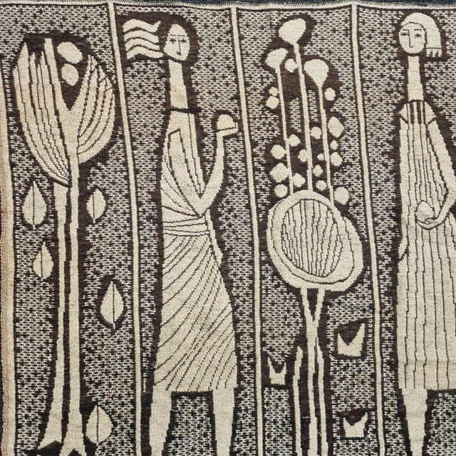Mid-Century Wall Tapestry, 1970s For Sale - Image 8 of 9