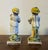 Antique Early 19th Century English Porcelain Figures - Boy With Dog and Girl With Cat - A Pair For Sale In New York - Image 6 of 15