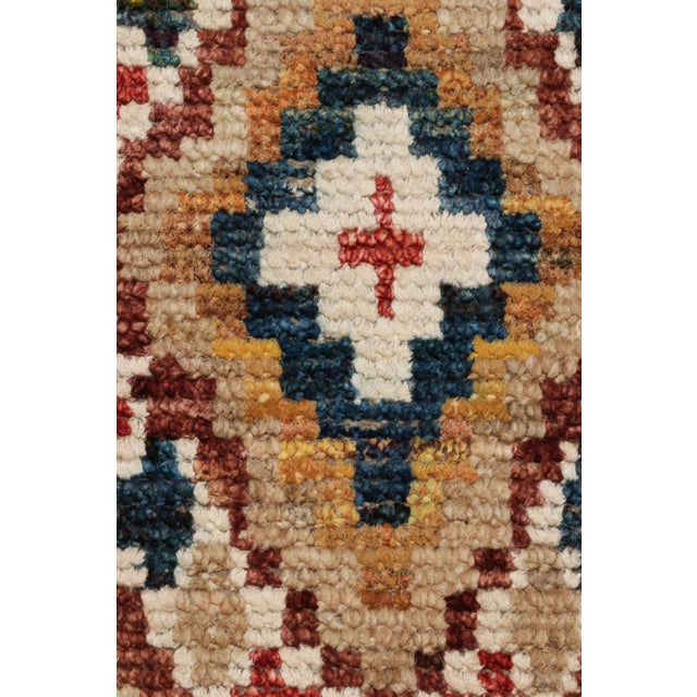 2010s Rug & Kilim’s Moroccan Style Rug With Diamond Geometric Patterns For Sale - Image 5 of 7