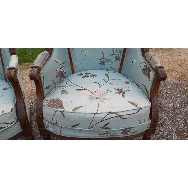 Cabriolet Wingback Armchairs, 1930s, Set of 2 For Sale - Image 9 of 15