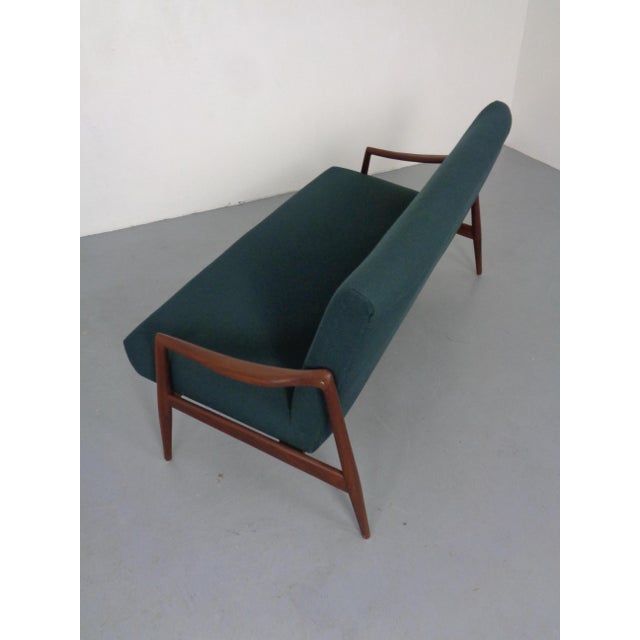Teak Sofa by Hartmut Lohmeyer for Wilkhahn, Germany, 1960s For Sale - Image 9 of 11