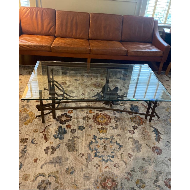 Silas Seandel 1970s Brutalist Silas Seandel Lotus Coffee Table For Sale - Image 4 of 13