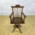 Walnut Swivel Barber Chair with Adjustable Headrest, 1930s For Sale - Image 3 of 9