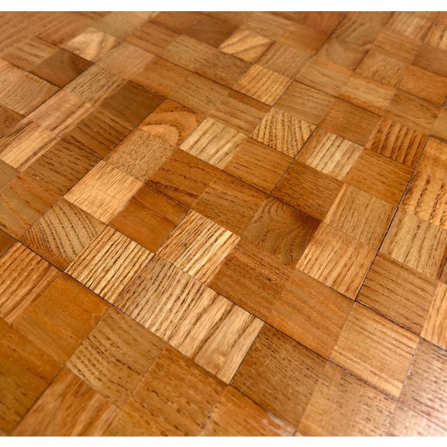 Beechwood and Mosaic Inlaid Coffee Table by Svend Middelboe for Tranekær Furniture, 1970s For Sale - Image 12 of 13