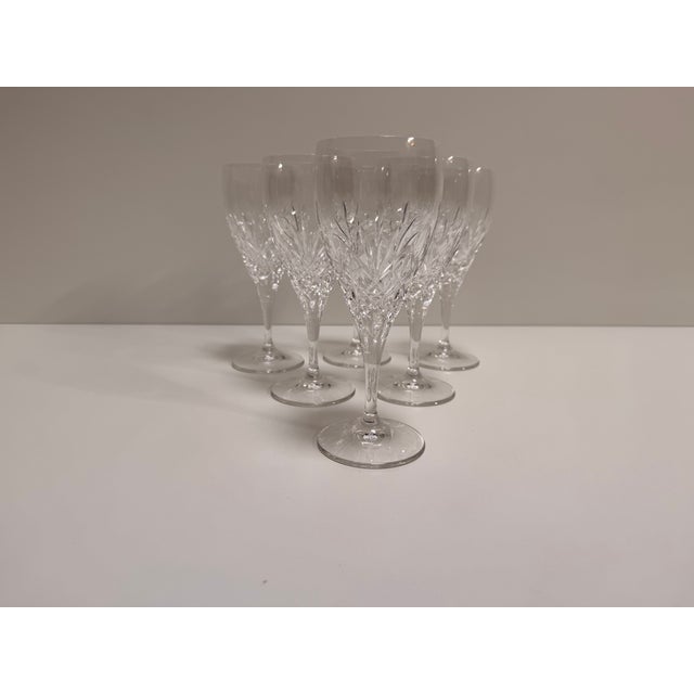 Edinburgh Crystal Wine Glass, 1980s, Set of 6, in Flawless conditions. Designed 1980 to 1989 This piece has an attribution...