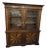 Showcase Buffet or Bookcase in Oak with Inlays For Sale