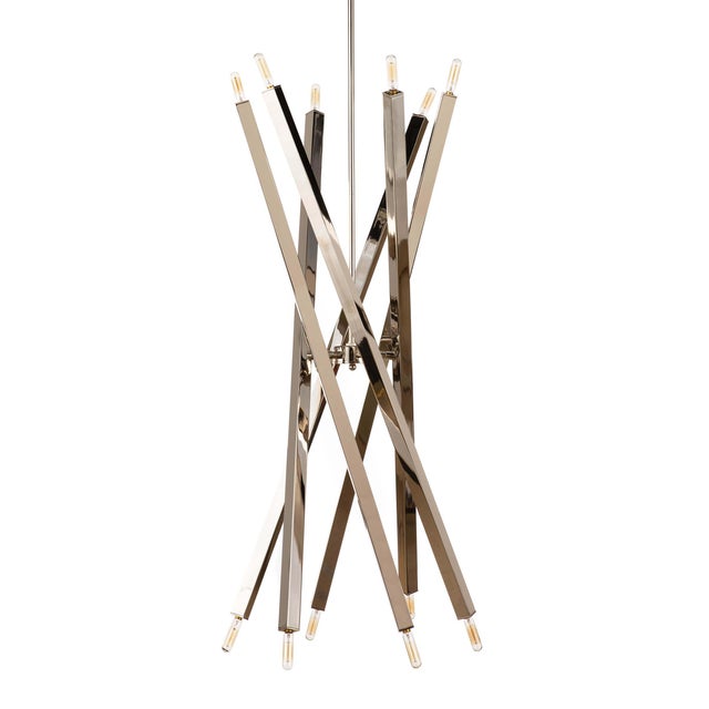 Contemporary cool: Sleek metal rods seemingly balance in this air. Clean lines and subtle design details come together...