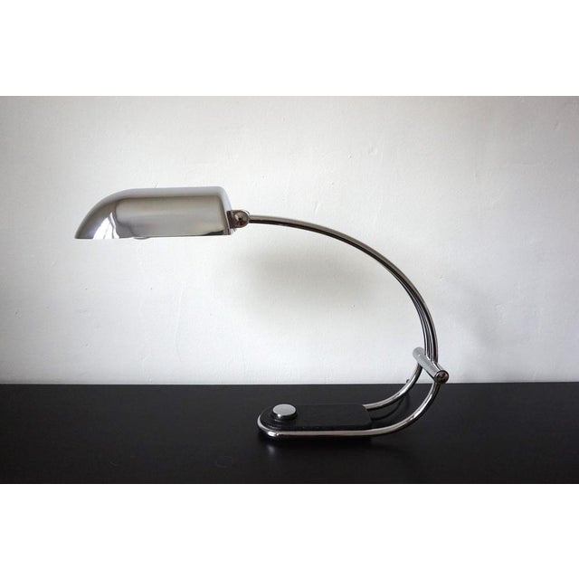 Vintage Chrome Table Lamp by Egon Hillebrand for Hillebrand Lighting, 1970s For Sale - Image 10 of 18