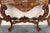 1900 - 1909 Large French Regency Carved Walnut Console Table With Gilted Edges For Sale - Image 5 of 9
