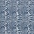 Sample - Schumacher Zebra Palm Indoor/Outdoor Fabric in Navy For Sale