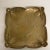 Early 20th Century Decorative Brass Square Plate With Art Nouveau Design For Sale - Image 4 of 9