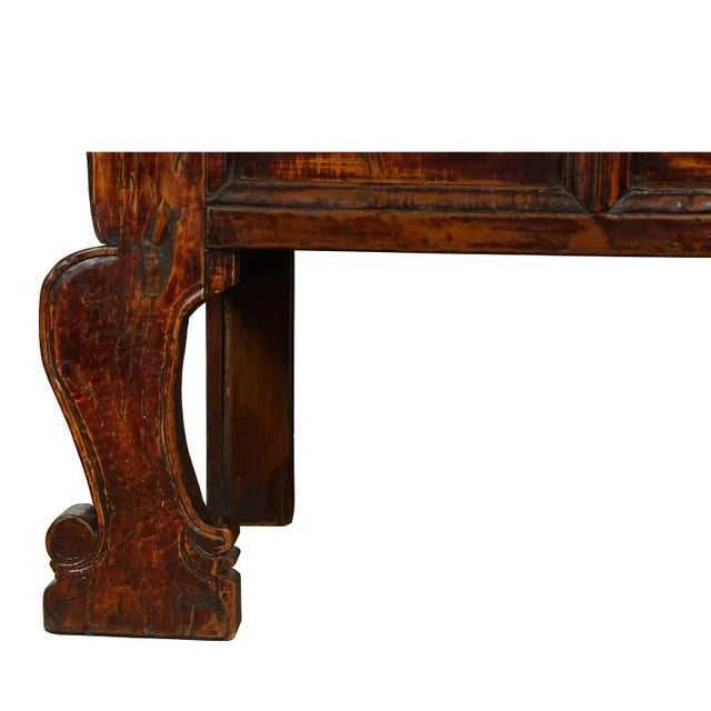 19th Century Antique Chinese Credenza, Sideboard, Buffet Table For Sale In Los Angeles - Image 6 of 12