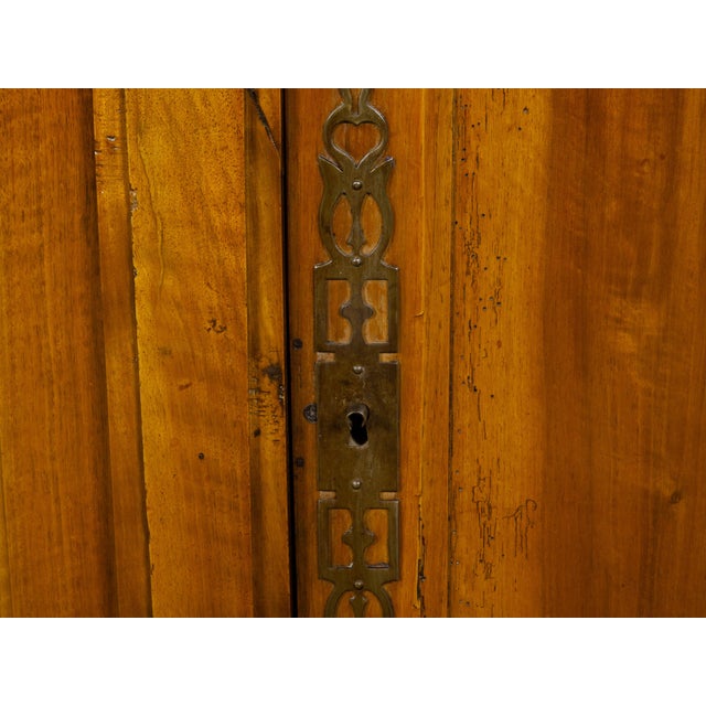 French Walnut 19th Century Three-Door Enfilade with Marble Top and Pilasters For Sale - Image 10 of 12