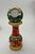 Green Marble Meenakari Table Clock For Sale - Image 8 of 12