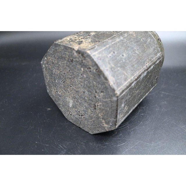 17th Century Baroque Cornish Serpentine Stone Jar with Lid For Sale - Image 4 of 8