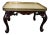 Regency Style Rosewood & Brass Coffee Table For Sale