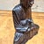 Hand-Carved Wooden Buddha Meditation Statue Folk Art For Sale - Image 13 of 13