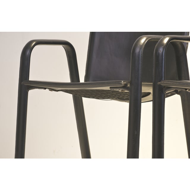Armchairs in Black Leather from Poltrona Frau, 1980s, Set of 2 For Sale - Image 14 of 15